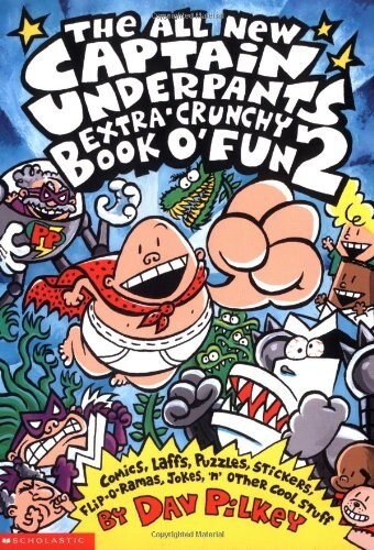 [중고] The All New Captain Underpants Extra-Crunchy Book O Fun 2 (Mass Market Paperback)