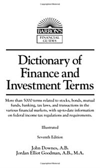 [중고] Dictionary of Finance And Investment Terms (Paperback, 7th)