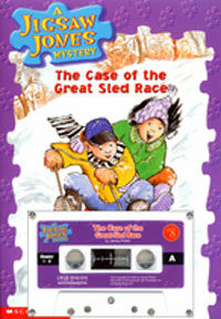 The Case of the Great Sled Race (Book + Tape) - A Jigsaw Jones Mystery Audio Set #8