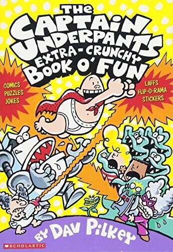 [중고] The Captain Underpants Extra-Crunchy Book O‘ Fun ‘n Games (Paperback)