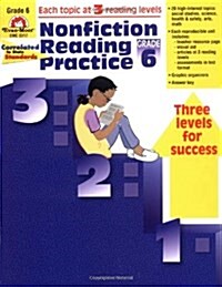 [중고] Nonfiction Reading Practice, Grade 6 (Paperback, Teacher)