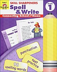 [중고] Skill Sharpeners: Spell & Write, Grade 1 Workbook (Paperback, Teacher)