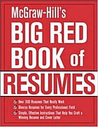 [중고] McGraw-Hill‘s Big Red Book of Resumes (Paperback)