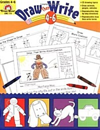 Draw Then Write: Grades 4-6 (Paperback, Teacher)