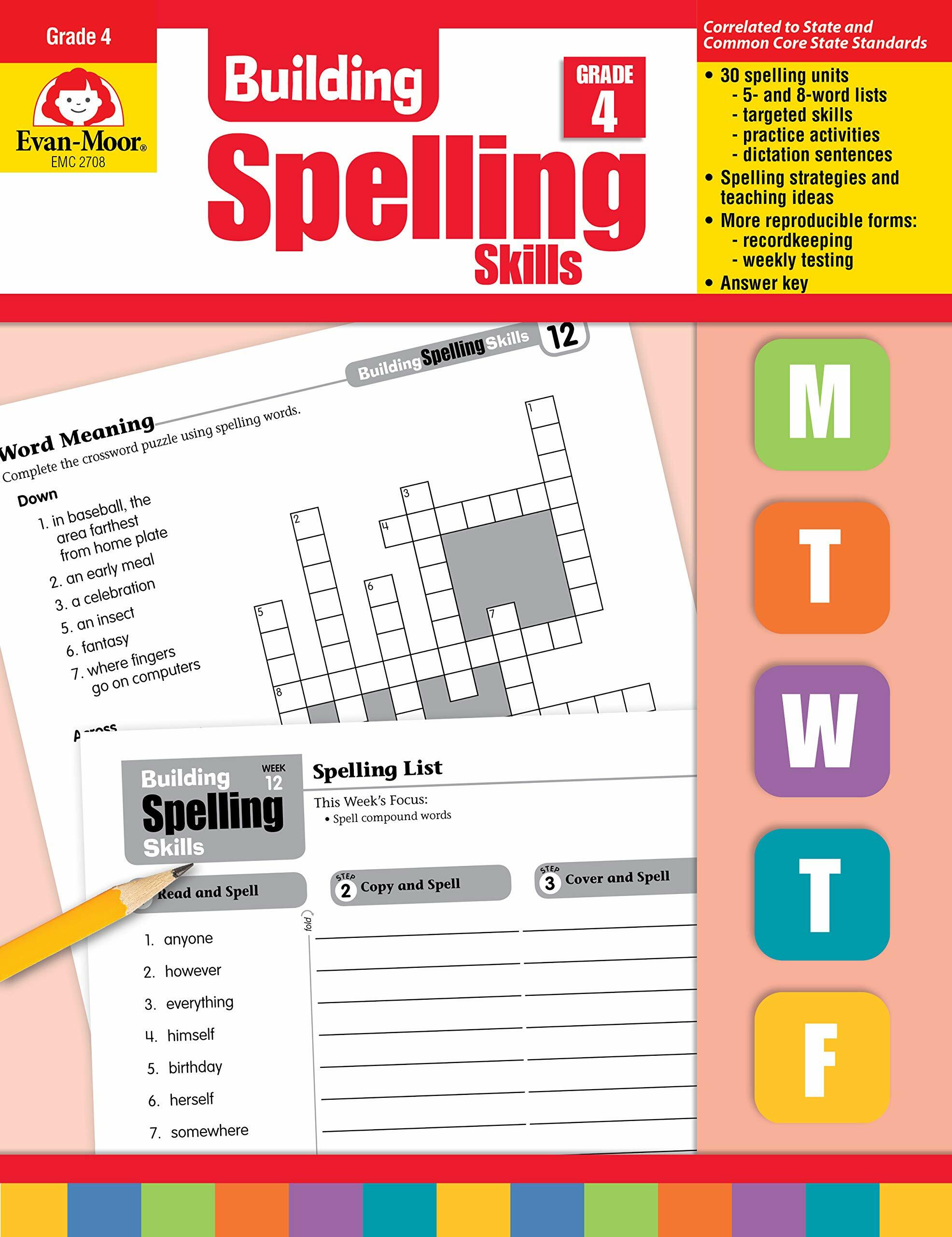 [중고] Building Spelling Skills, Grade 4 Teacher Edition (Paperback, Teacher)