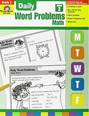 [중고] Daily Word Problems Grade 2 (Paperback, Teacher)