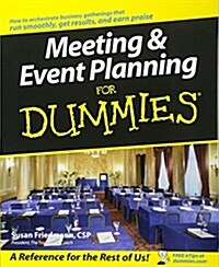Meeting & Event Planning for Dummies (Paperback)