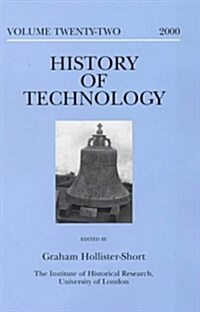 History of Technology Volume 22 (Hardcover)