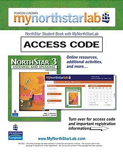 Mynorthstarlab, Northstar Listening and Speaking 3 (Student Access Code Only) (Hardcover, 3)