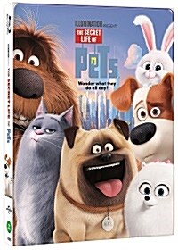 [중고] [3D 블루레이] 마이펫의 이중생활 : 한정판 스틸북 콤보팩 (2disc: 3D+2D)