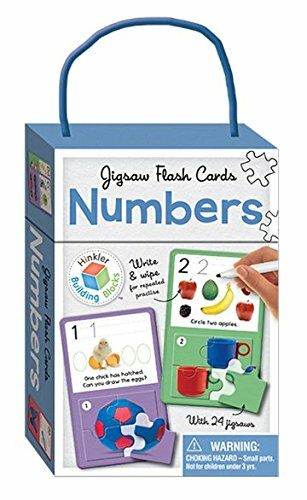 Numbers Building Blocks - Jigsaw Flash Cards (Counterpack - filled)