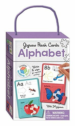 Alphabet Building Blocks - Jigsaw Flash Cards