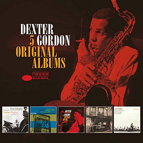 [중고] [수입] Dexter Gordon - 5 Original Albums (With Full Original Artwork) [5CD Boxset]