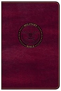 CSB Military Bible, Burgundy Leathertouch (Imitation Leather)