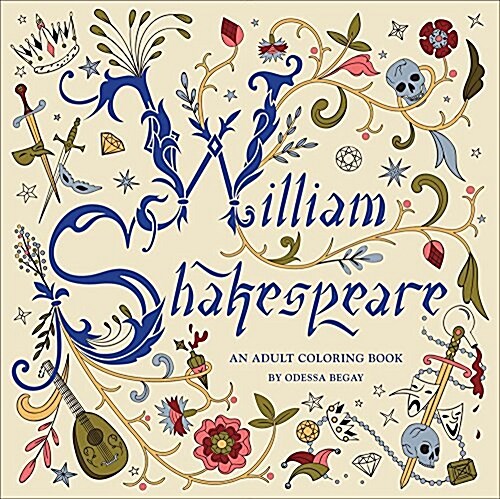 William Shakespeare: An Adult Coloring Book (Paperback)