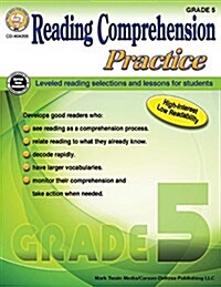 Reading Comprehension Practice, Grade 5 (Paperback)