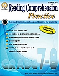 Reading Comprehension Practice, Grades 7-8 (Paperback)