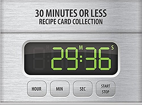 Recipe Card Tin 30 Min or Less Recipes (Hardcover)
