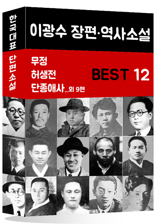 이광수 장편 역사소설 BEST 12 (무정, 허생전, 단종애사 외 9편)