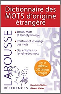 Dictionnaire des mots dorigine étrangère (Paperback)