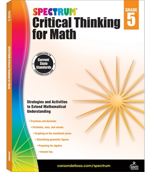 Spectrum Critical Thinking for Math, Grade 5: Volume 47 (Paperback)