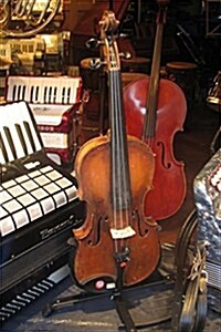 Violins and Accordions Musical Instruments Journal: 150 Page Lined Notebook/Diary (Paperback)