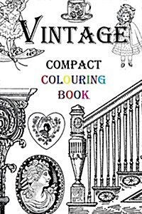 Vintage Compact Colouring Book (Paperback)