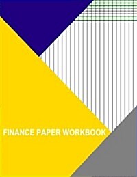 Finance Paper Workbook: 1 Column Landscape (Paperback)
