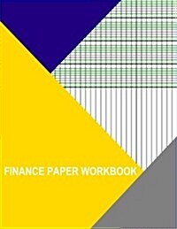 Finance Paper Workbook: 4 Columns Landscape (Paperback)