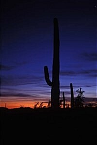 Saguaro Cactus Silhouette Journal: 150 Page Lined Notebook/Diary (Paperback)