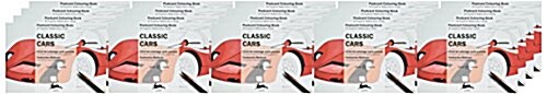 Classic Cars Display Box: Display Box with 20 Postcard Colouring Books (Hardcover)