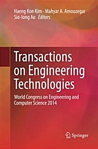 Transactions on Engineering Technologies: World Congress on Engineering and Computer Science 2014 (Paperback)