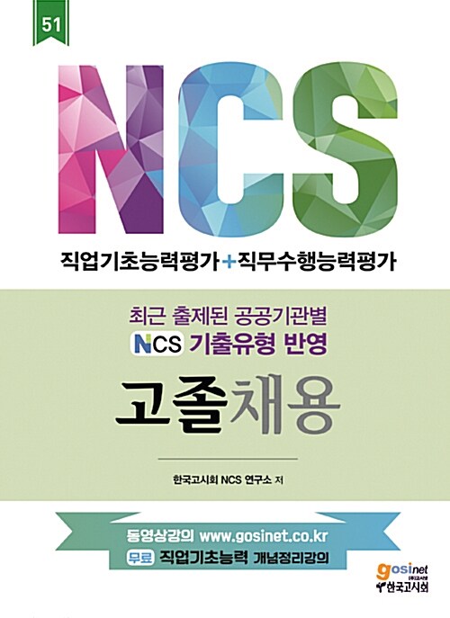 NCS 고졸채용 직업기초능력평가 + 직무수행능력평가