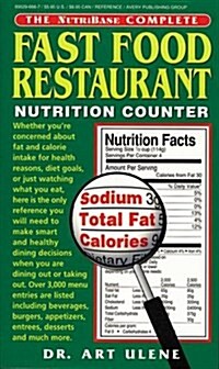 The Nutribase Complete Fast Food Restaurant Nutrition Counter (Paperback)