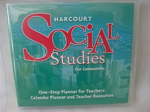 Harcourt Social Studies: One-Stop Planner for Teachers CD-ROM Grade 3 (Hardcover)