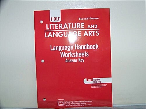 Lang Hndbk Wksht W/Anky Crs2 Hlla 2010 (Paperback)