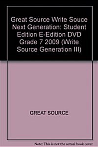 Great Source Write Souce Next Generation: Student Edition E-Edition DVD Grade 7 2009 (Paperback)