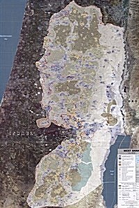 A Map of the West Bank Israel and Jordan: Blank 150 Page Lined Journal for Your Thoughts, Ideas, and Inspiration (Paperback)