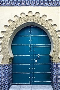 A Blue Door in Tangier Morocco Journal: 150 Page Lined Notebook/Diary (Paperback)