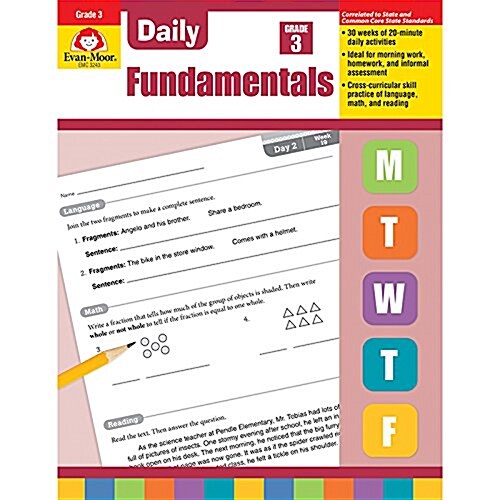 [Evan-Moor] Daily Fundamentals Grade 3 : Student Book (Paperback, 2017)