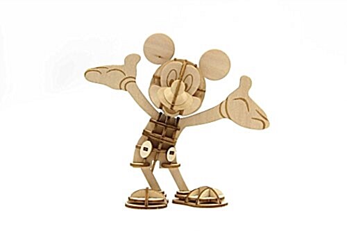 Incredibuilds: Walt Disney: Mickey Mouse 3D Wood Model and Book (Paperback, Proprietary)