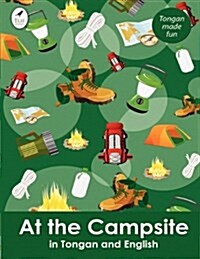 At the Campsite in Tongan and English (Paperback)
