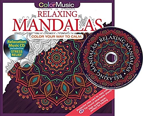 Color with Music Relaxing Mandalas [With CD (Audio)] (Paperback)