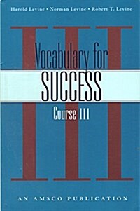 Vocabulary for Success, Course III (Hardcover)