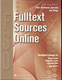 Fulltext Sources Online (Paperback)