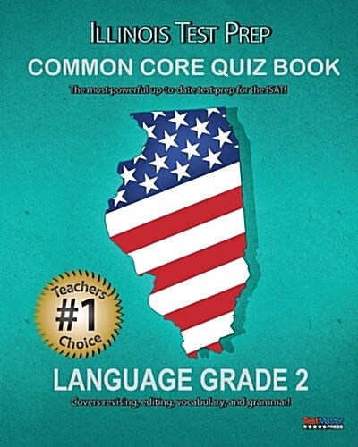 Illinois Test Prep Common Core Quiz Book Language Grade 2 (Paperback)