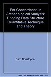 For Concordance in Archaeological Analysis (Paperback)