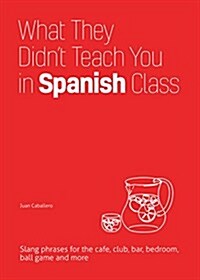 What They Didnt Teach You in Spanish Class: Slang Phrases for the Cafe, Club, Bar, Bedroom, Ball Game and More (Hardcover)