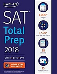 SAT: Total Prep 2018: 5 Practice Tests + Proven Strategies + Online + DVD (Paperback)