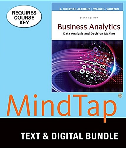 Business Analytics + Mindtap Business Statistics, 2-term Access (Loose Leaf, Pass Code, 6th)